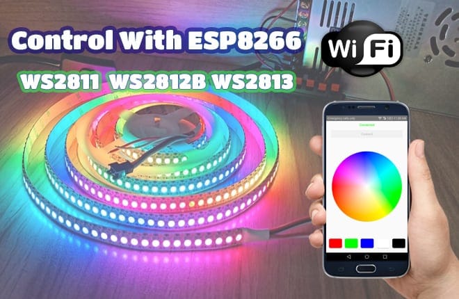 راه اندازی ws2812b توسط esp8266