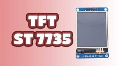 راه اندازی tft st7735