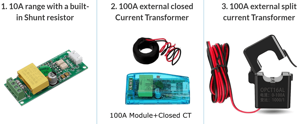 اندازه گیری جریان توسط ماژول pzem004t-v3