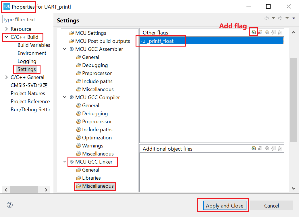 استفاده از اعداد float در printf در stm32cubeide